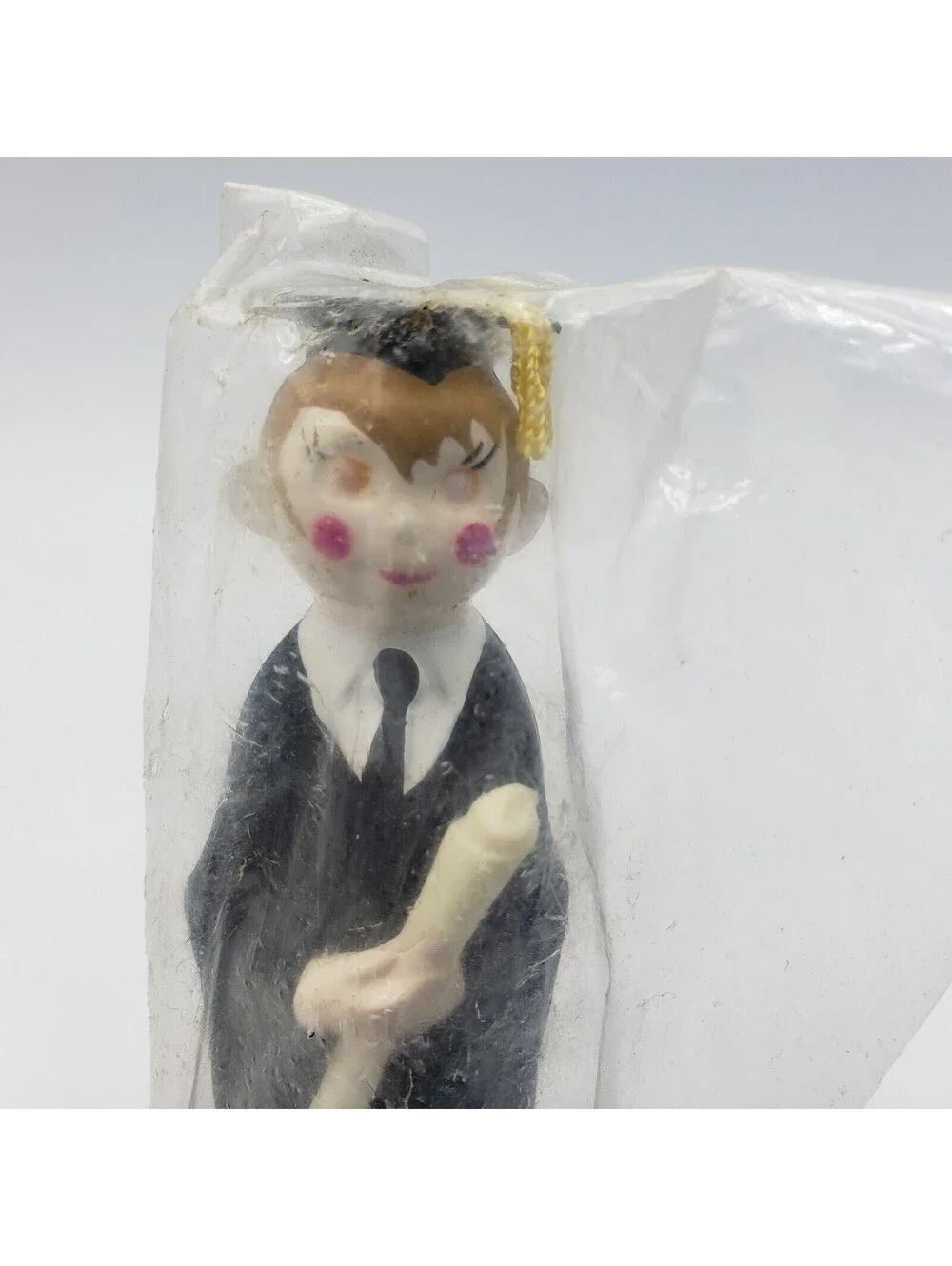 Vintage 1972 Wilton Cake Topper Graduate Hong Kong NOS Graduation